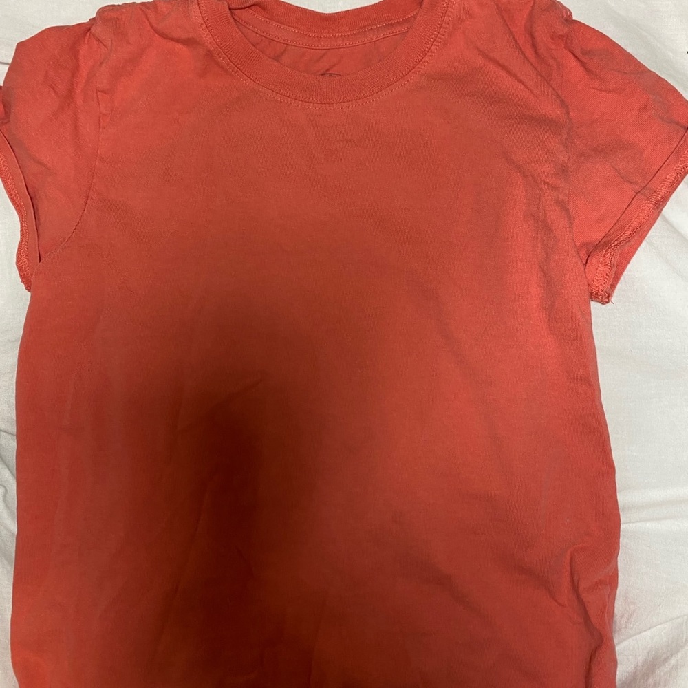 Burnt orange tee